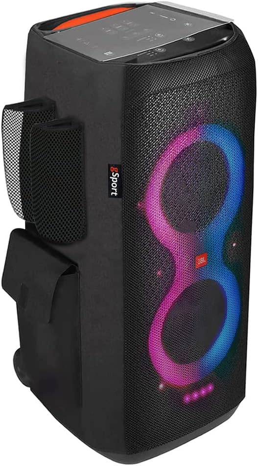 Black Portable Party Speaker Bundle with Cargo Sleeve H3180