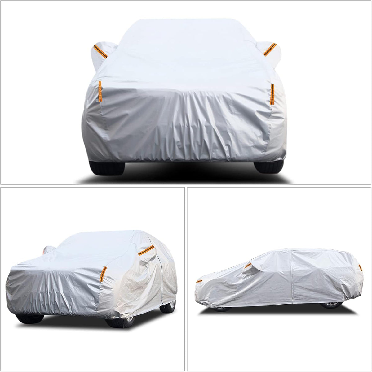 Waterproof Car Cover with Driver Door Zipper F5071