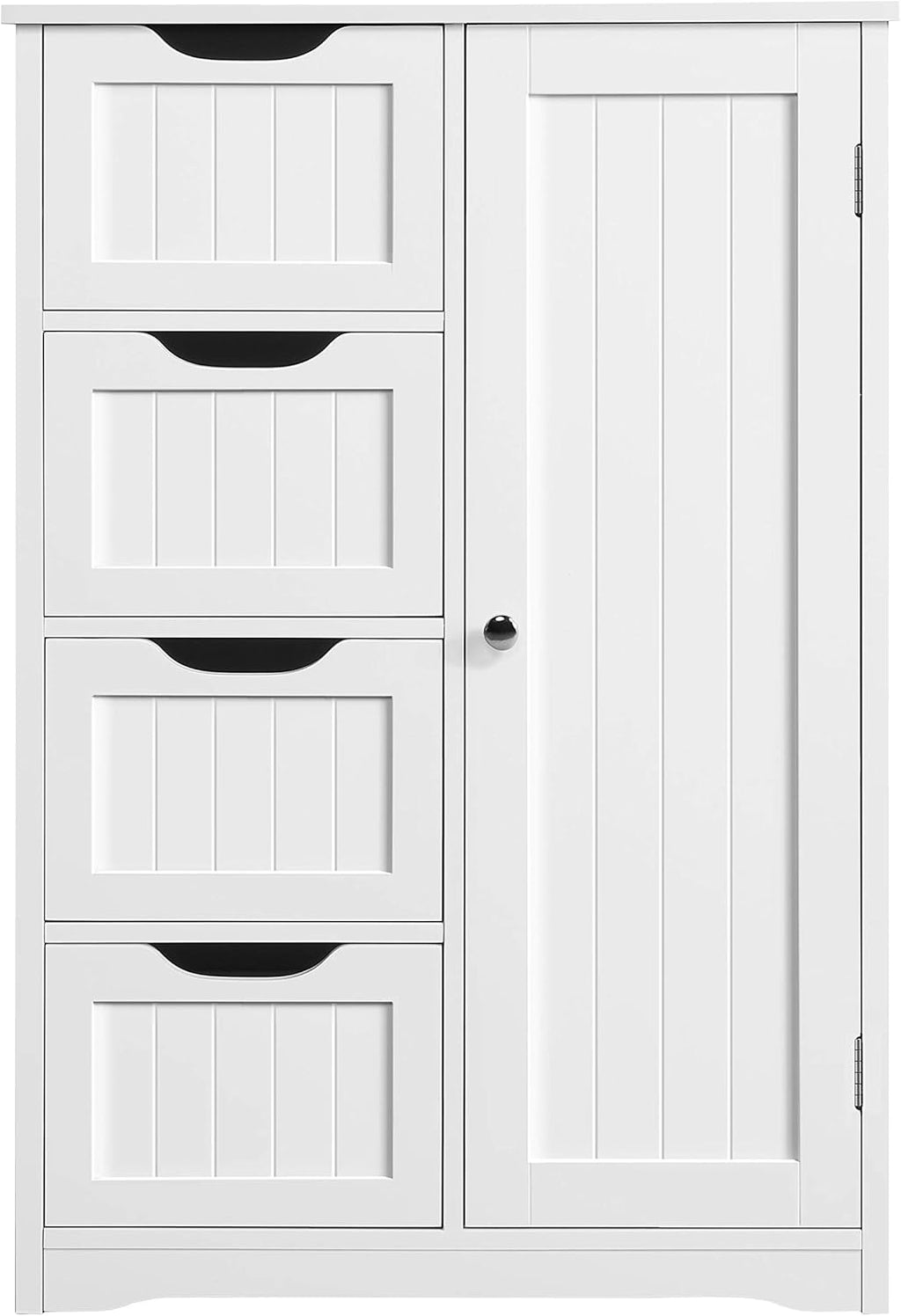 Gray 4 Drawer Bathroom Floor Cabinet F3085