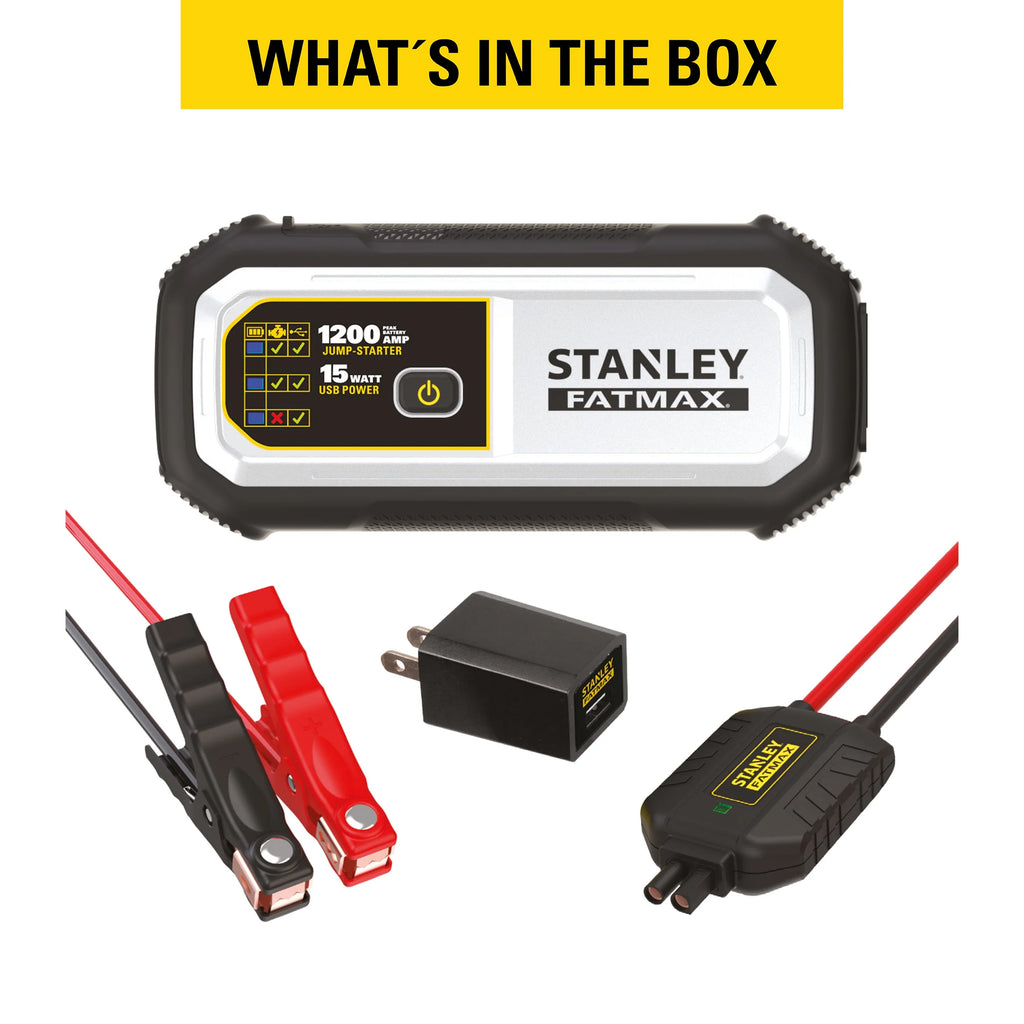 1200 Amp Lithium Jump Starter with USB Power Bank Q330274