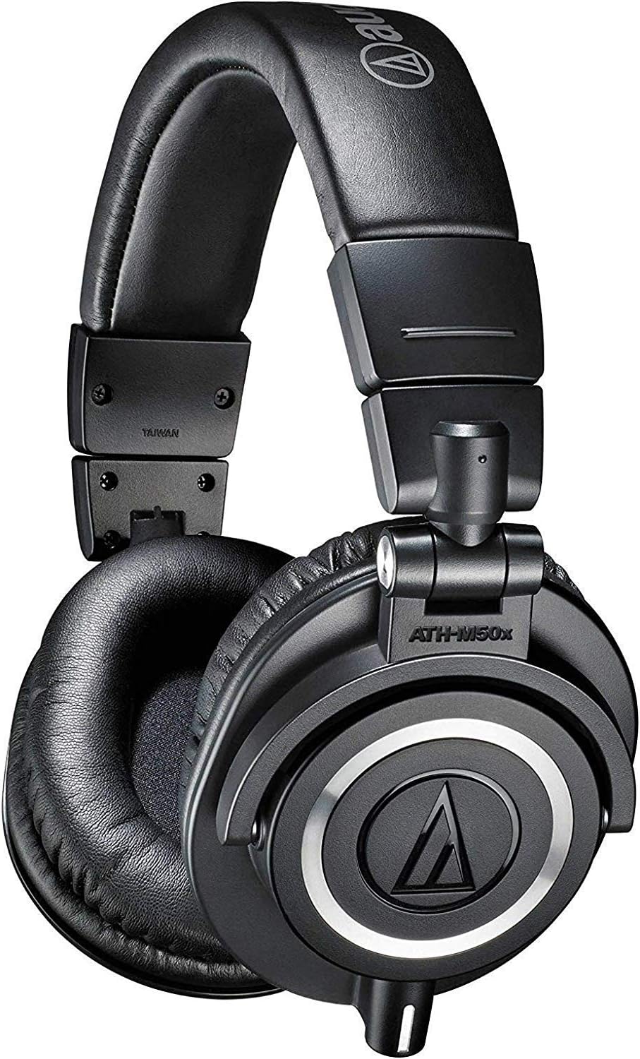 Black Professional Studio Monitor Headphones with Detachable Cable L199435