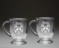 Glass Coffee Mugs Set of 2 X434