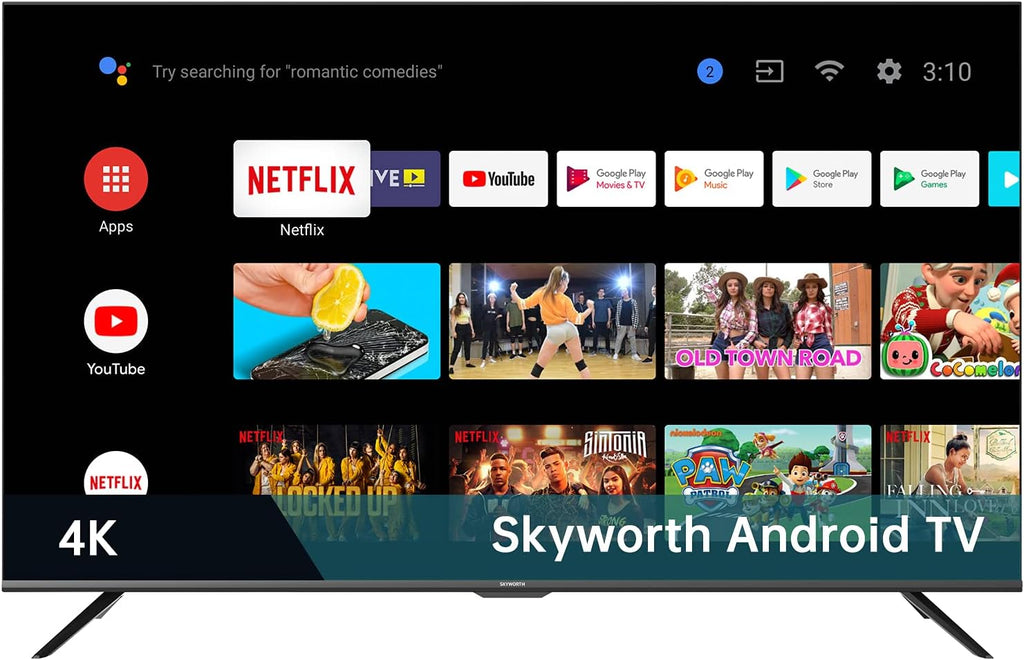 55-inch 4K UHD Android Smart LCD TV with Voice Remote M40548