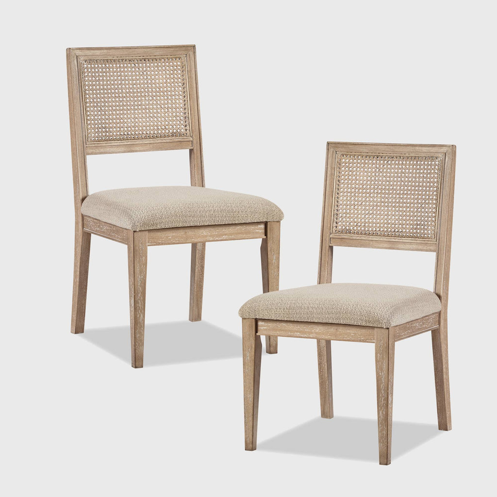 Light Brown Dining Side Chair (Set of 2) U783156