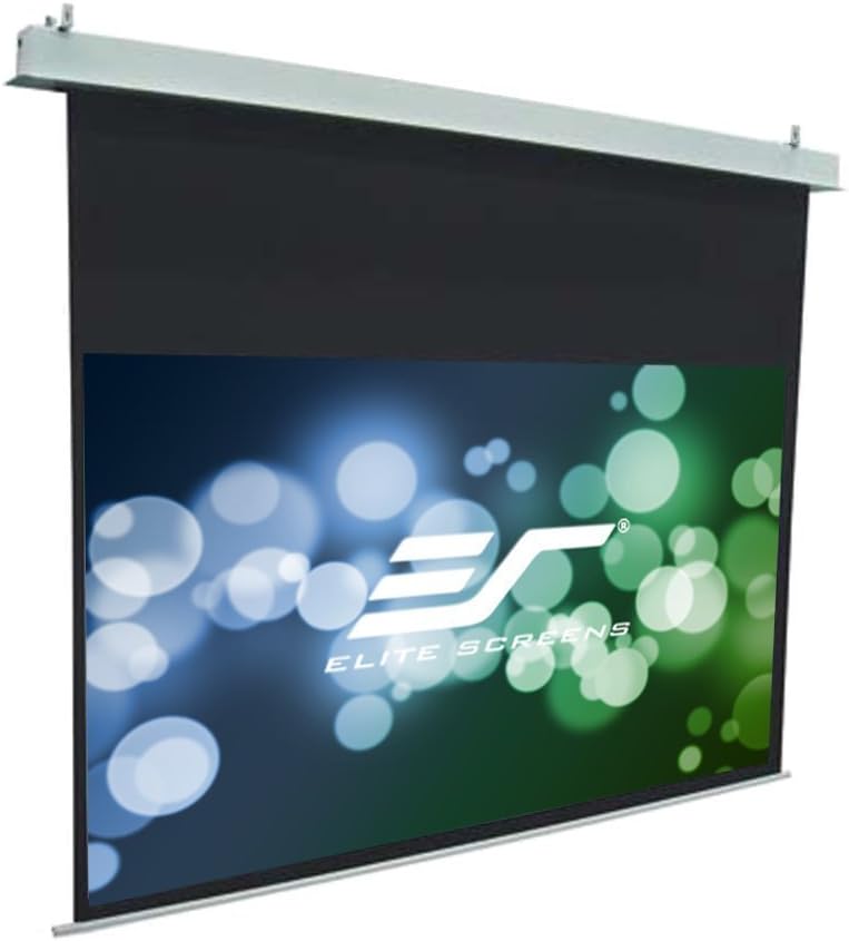 100" 16:9 Recessed in-Ceiling Electric Projector Screen with Installation Kit V625486