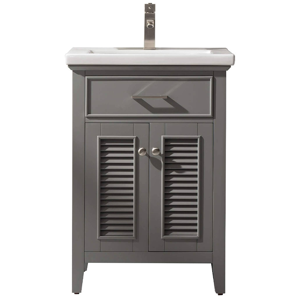 Gray Single Sink Vanity V57631