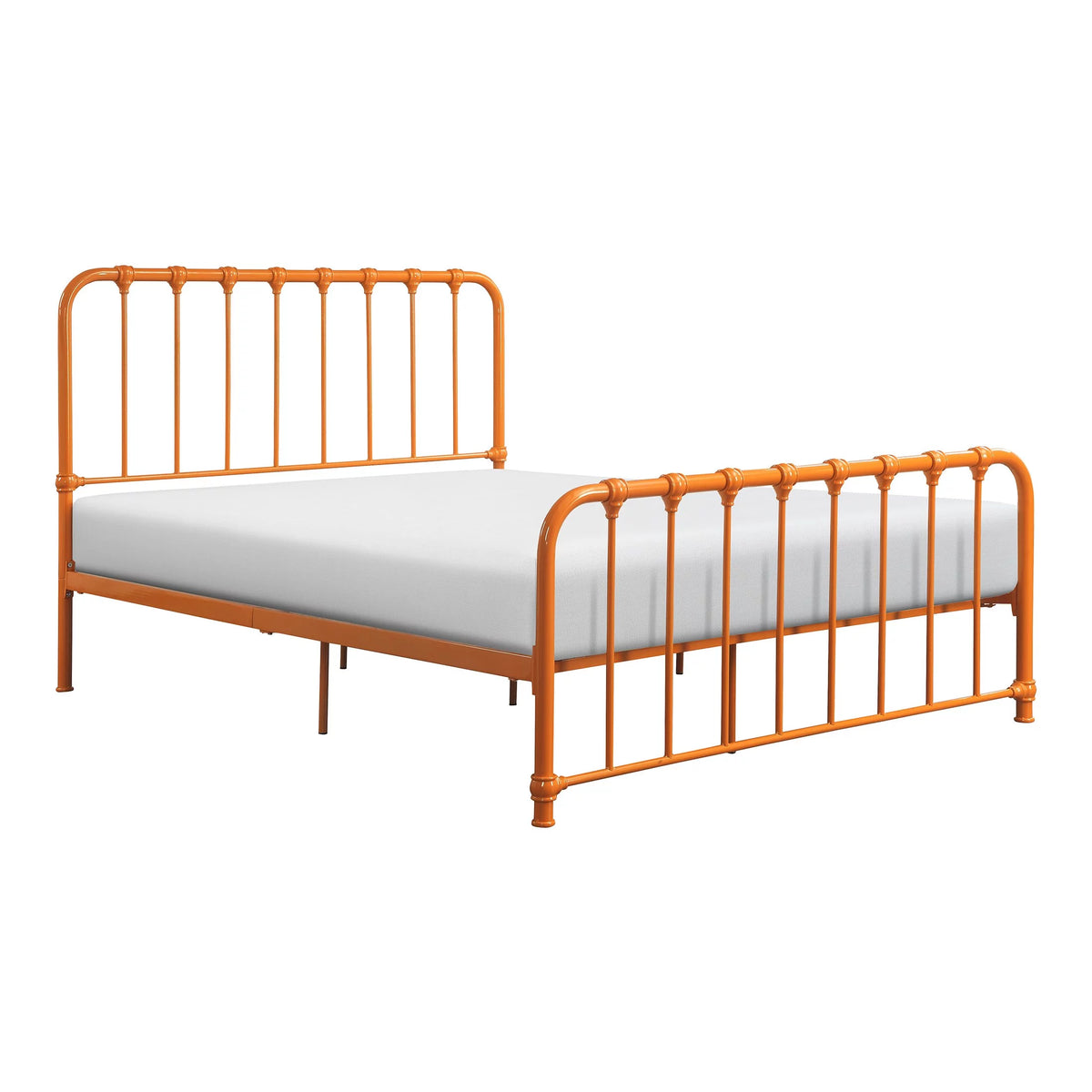 Metal Platform Bed Full Navy Blue J13173