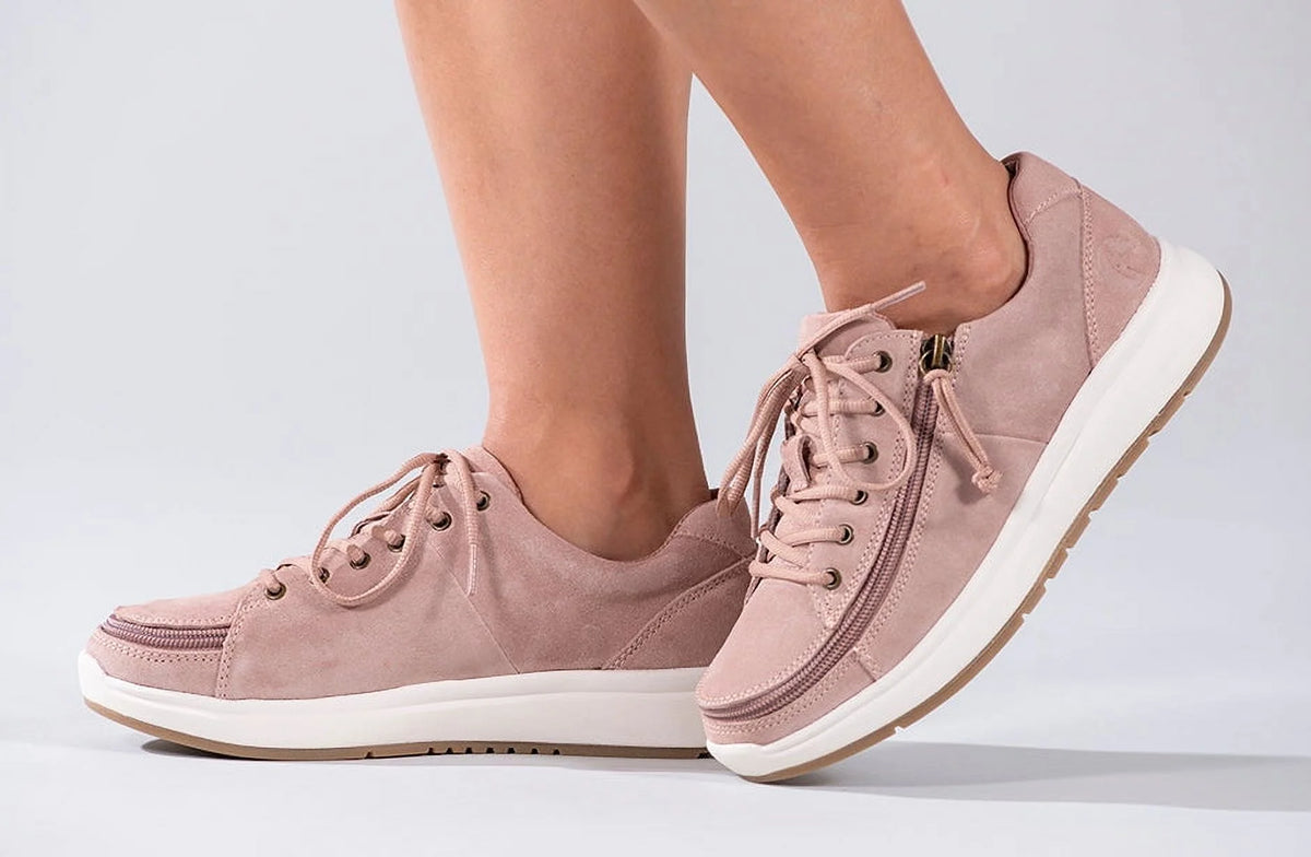 Blush Suede Comfort Lows A3097