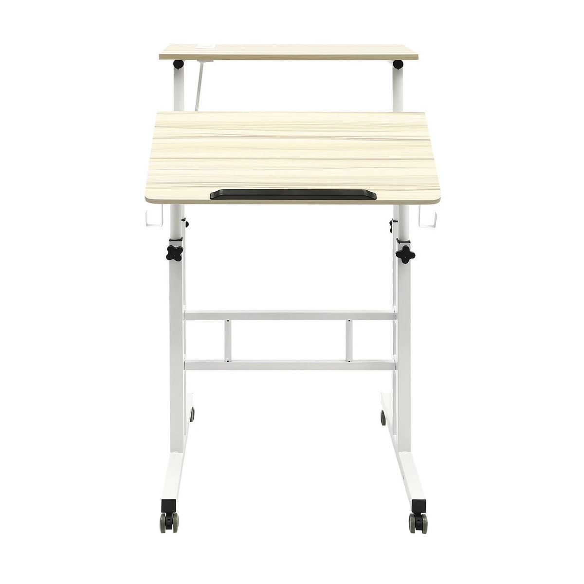 115cm Height Adjustable Rolling Laptop Desk O214995