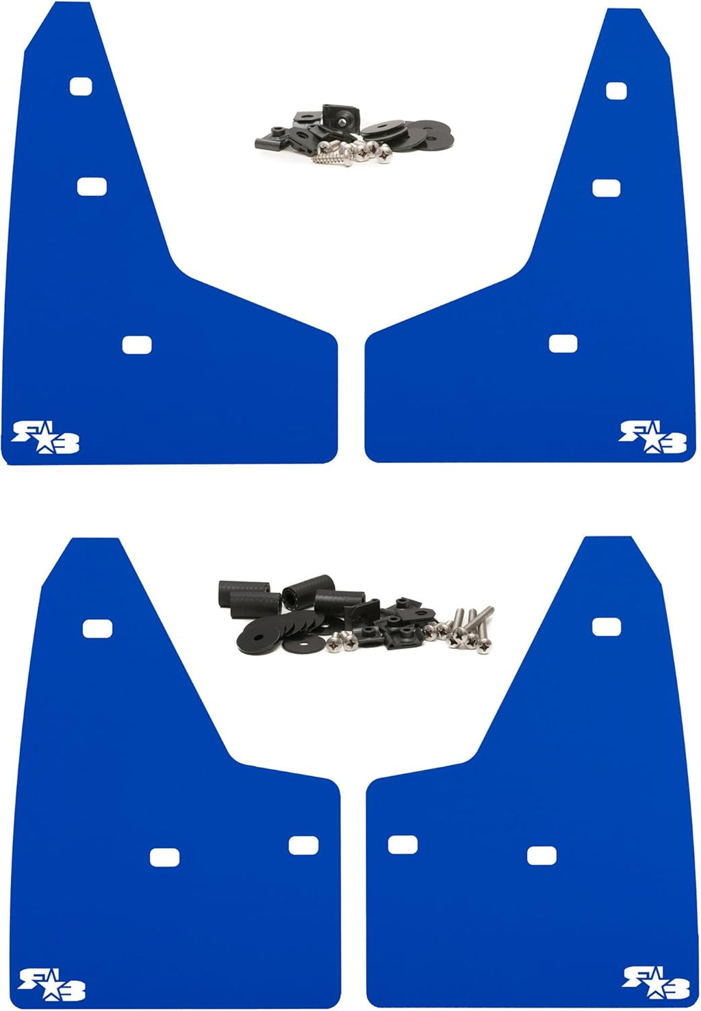 Black Mud Flaps Set of 4 C3987