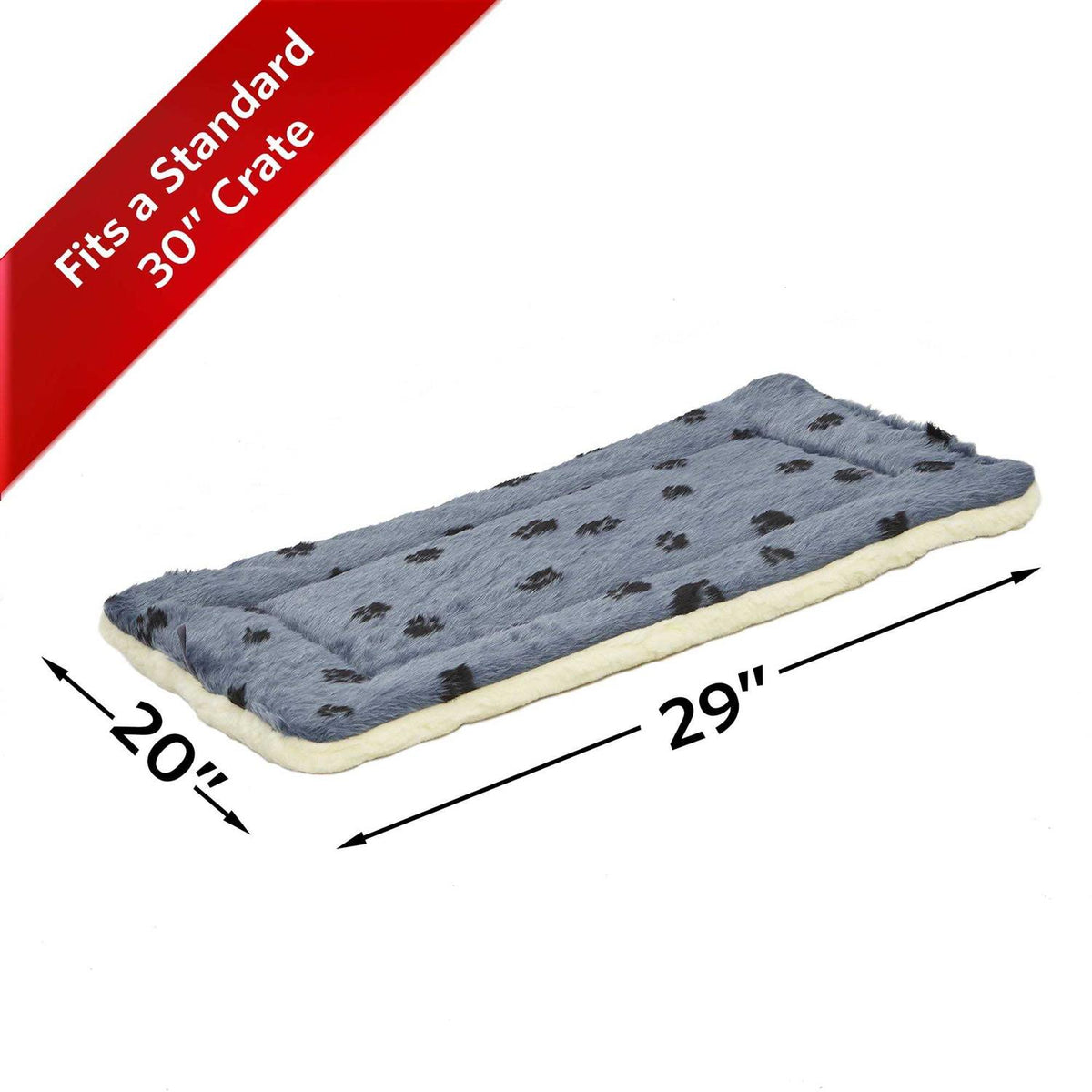 Reversible Paw Print Bed R1902