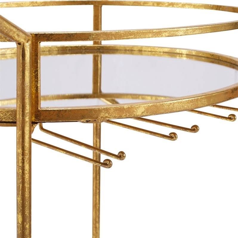 Gold Metal Bar Cart G886675