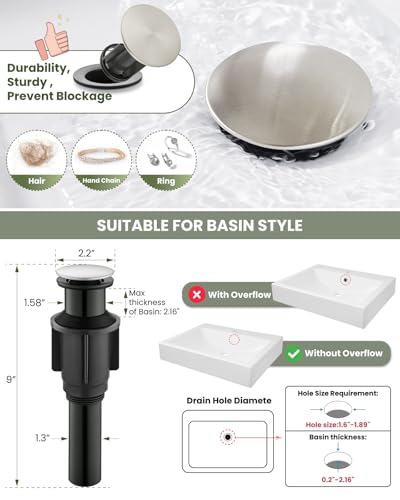 Brushed Gold Tall Single Handle Vessel Sink Faucet L993