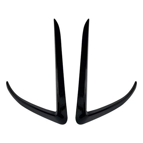 2PCS Car Front Fog Light Eyebrow Cover Trim Black I607