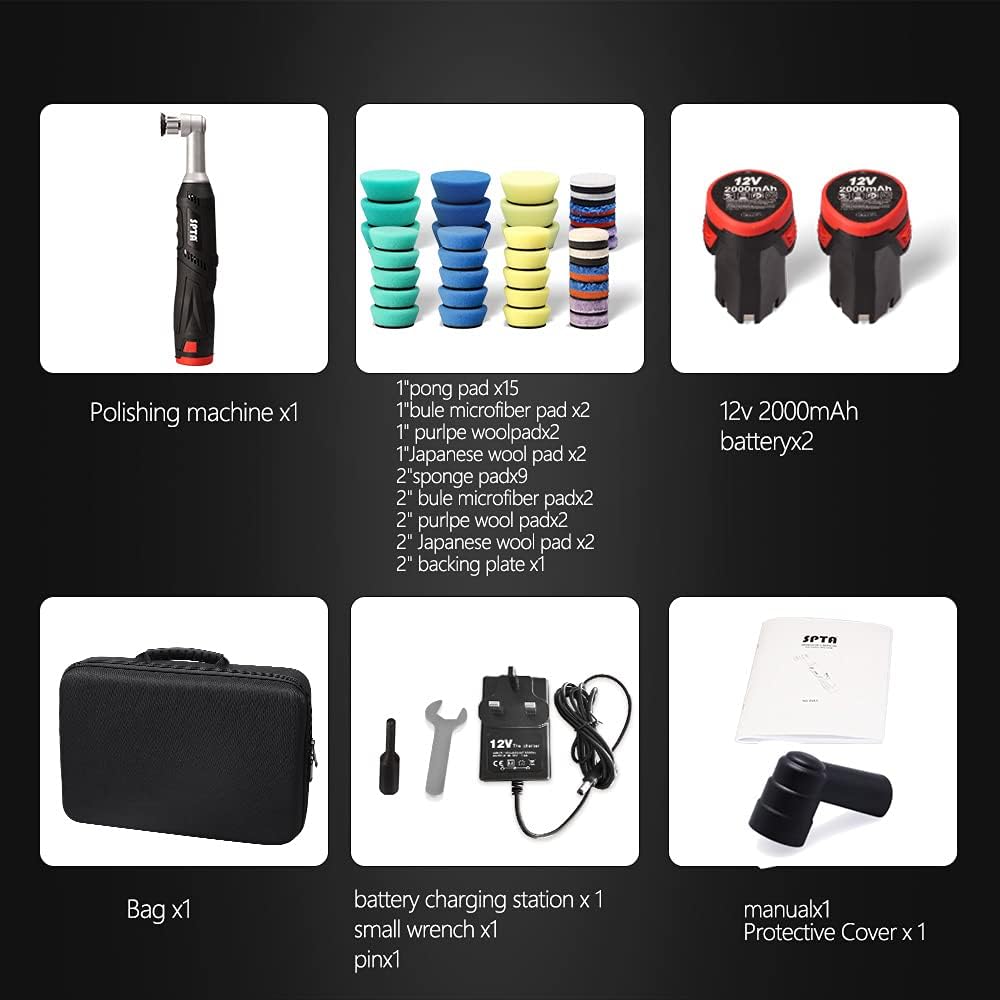 12V Cordless Mini Car Polisher M36643