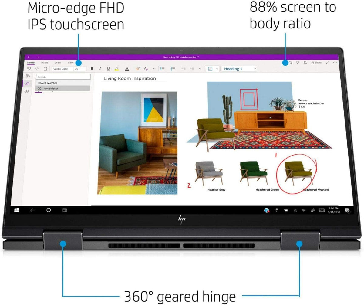 15.6 Full HD Touchscreen 2-in-1 Laptop, AMD Ryzen 5 5500U, 16GB RAM, 512GB SSD, Windows 11 Home K8262