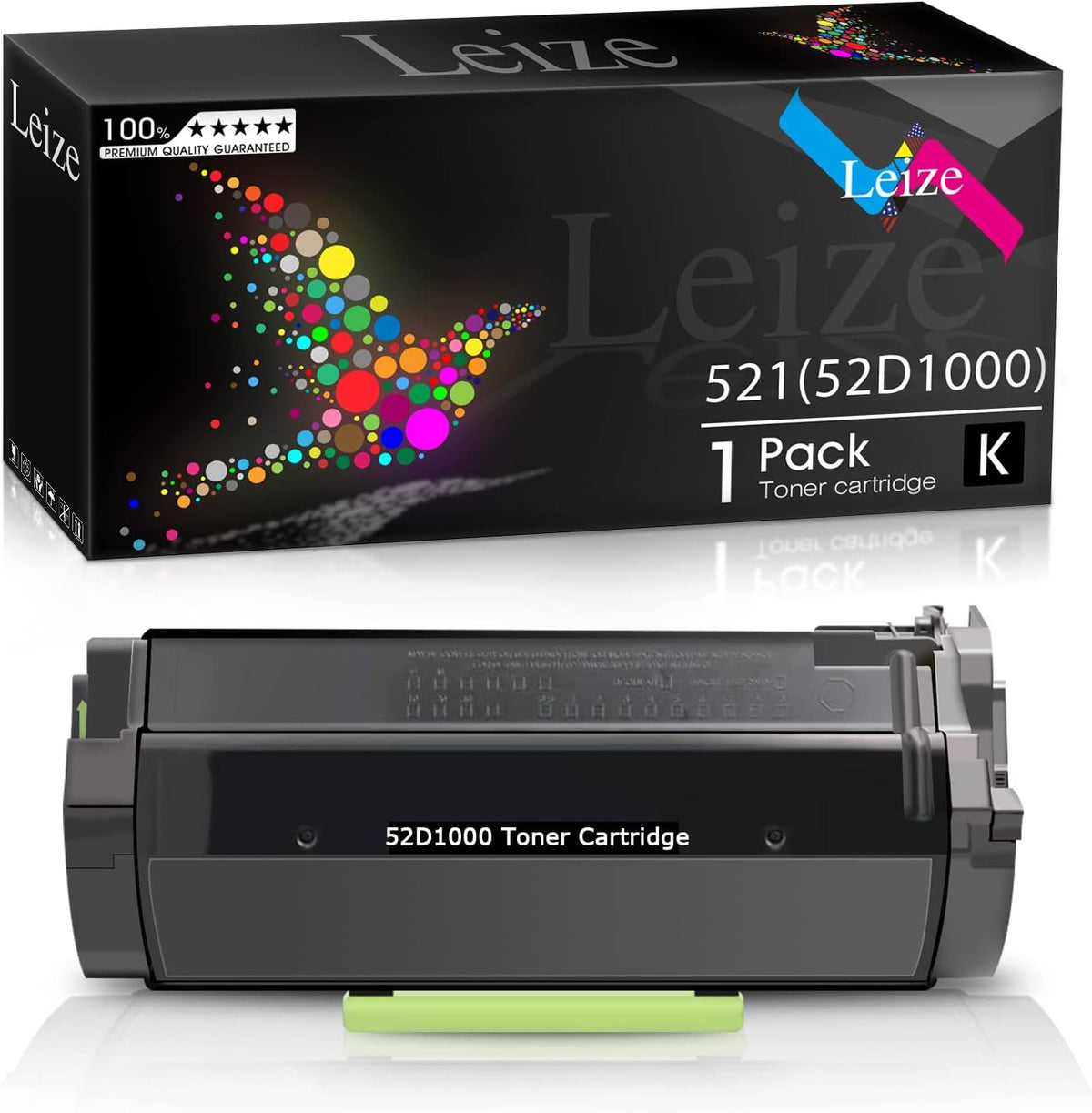Black High Yield Toner Cartridge, 1 Pack J863