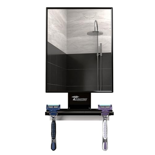 Fogless Shower Mirror with Squeegee Y72181