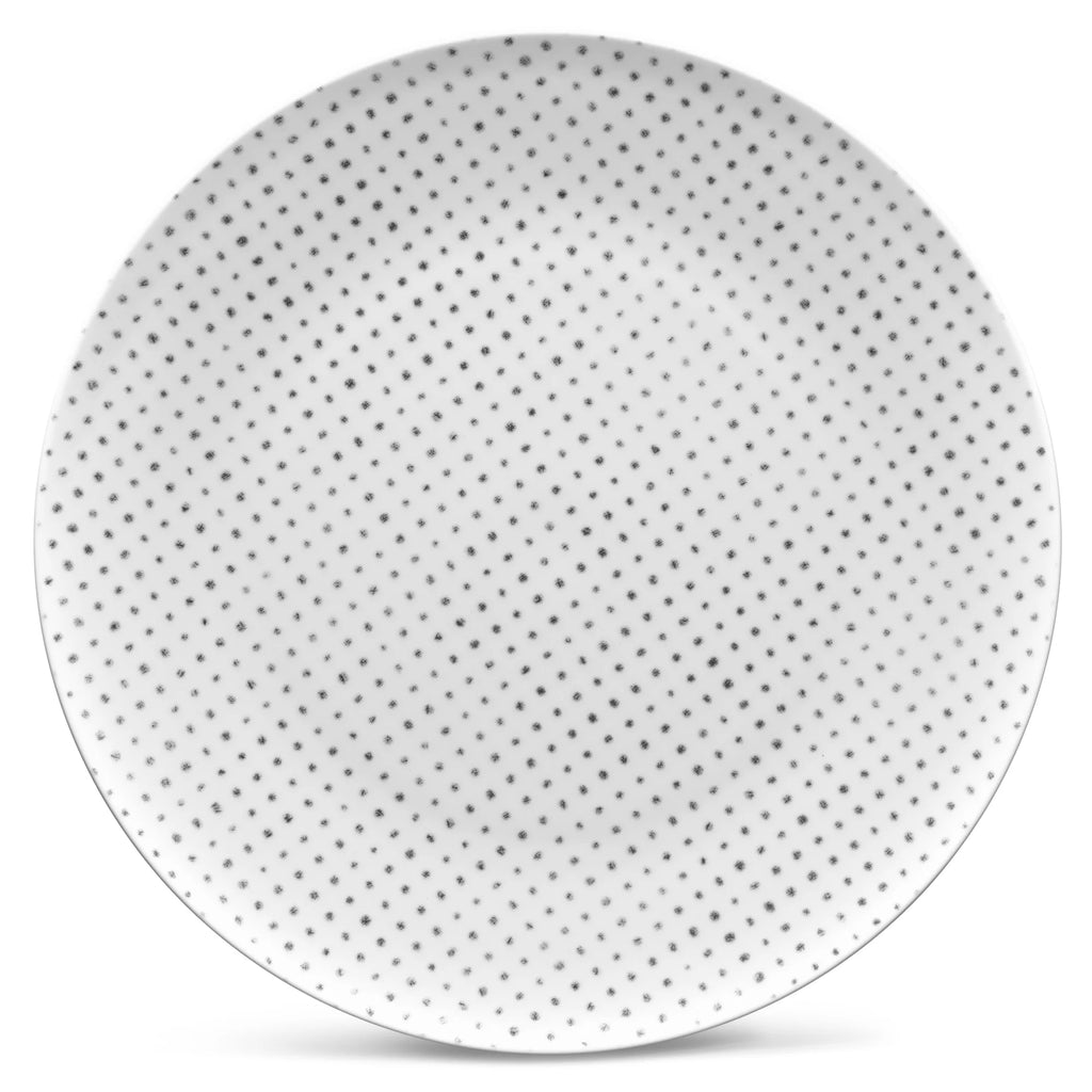 Grey Set of 4 Dinner Plates J788