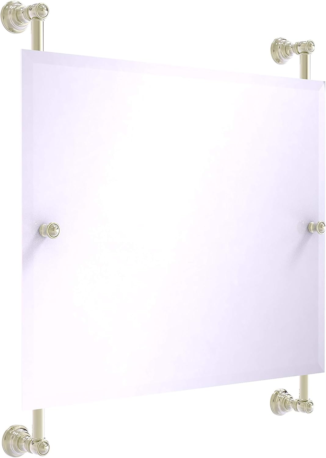 Polished Nickel Frameless Wall Mirror W431370