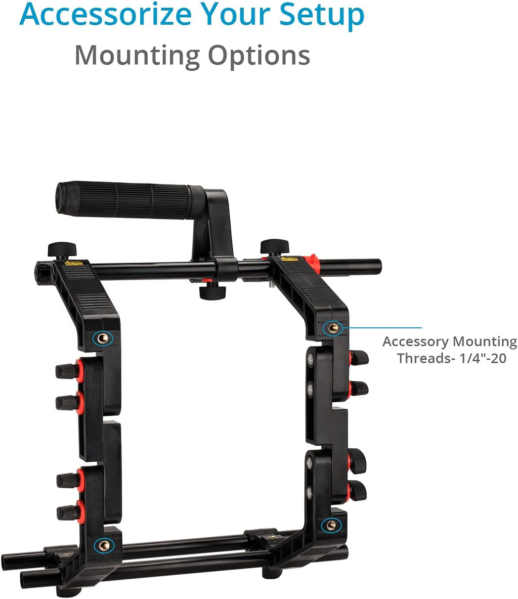 DSLR Camera Cage Shoulder Mount Rig Kit with Follow Focus & Matte Box L271