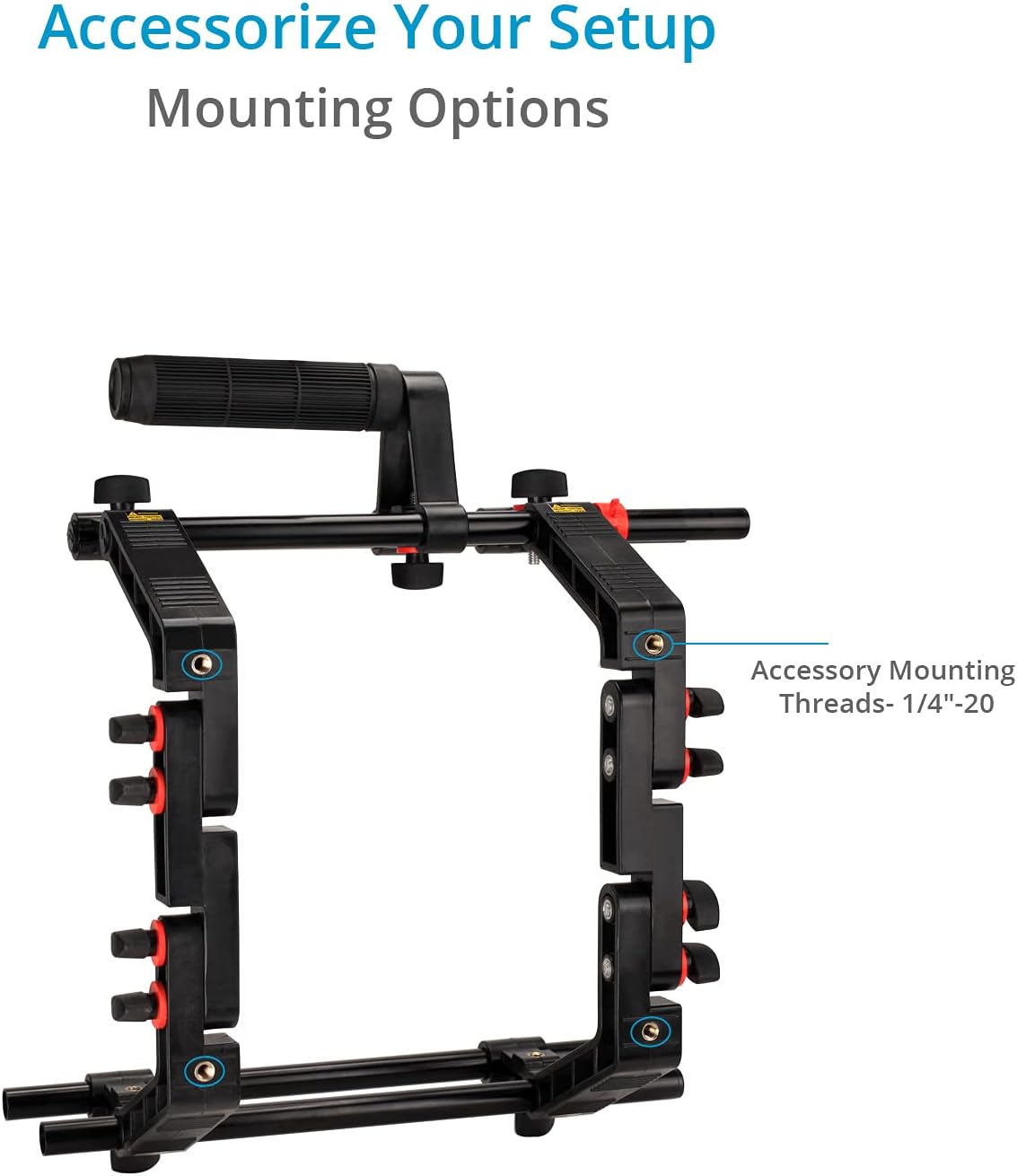DSLR Camera Cage Shoulder Mount Rig Kit with Follow Focus & Matte Box L271