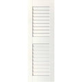 Primed Western Red Cedar Open Louvered Shutters, Per Pair X6479