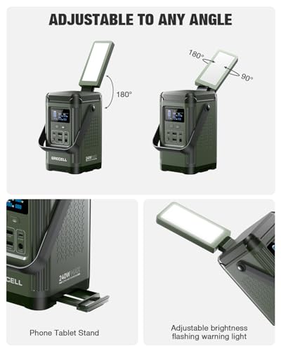 240W Portable Power Station 153.6WH Solar Generator Q92346