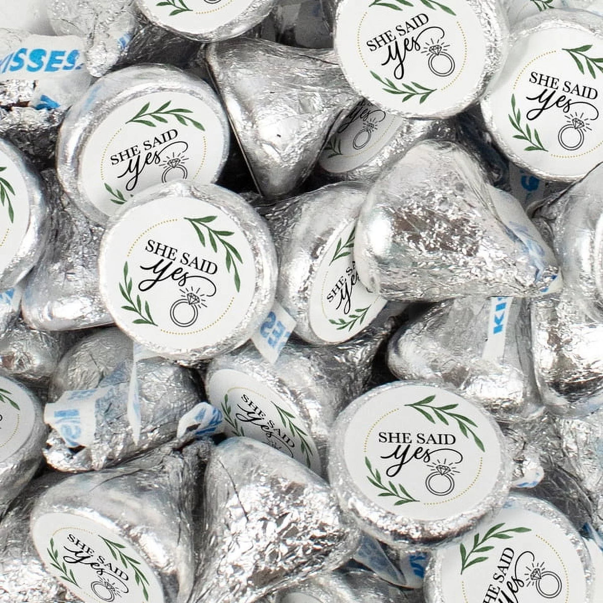 300 Pcs Milk Chocolate Kisses Party Favors (3 lb) D960