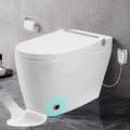 One Piece Tankless Smart Toilet with Foot Sensor Flush I9301