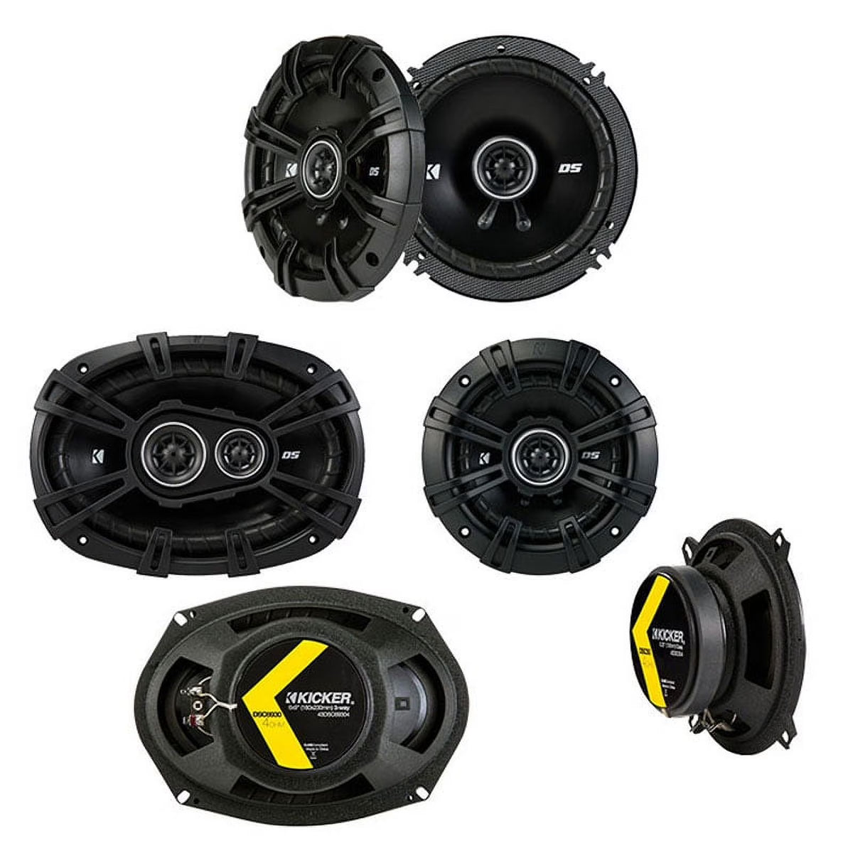 Kicker DS Series Speaker Package for Cadillac DeVille 2000-2005 Q599073