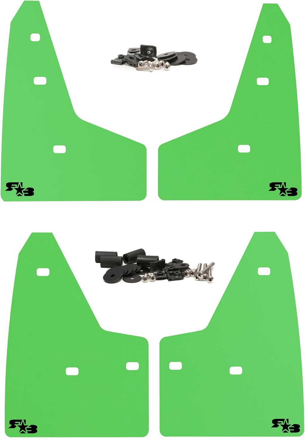 Black Mud Flaps Set of 4 C3987