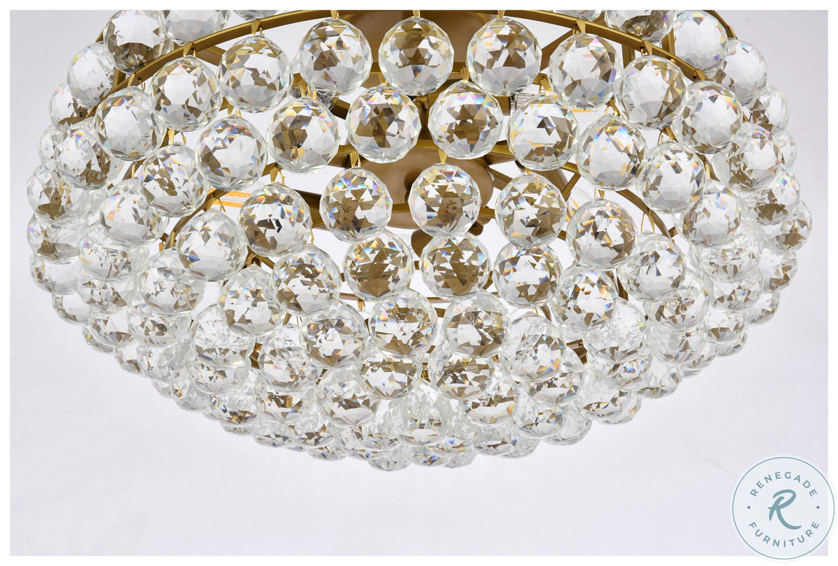 Brass Flush Mount B332