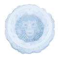 White Silica Gel Skull Ashtray Mold L974