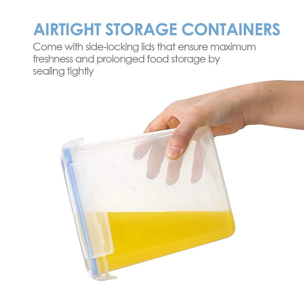 12 Pc Airtight Plastic Food Storage Containers F893911