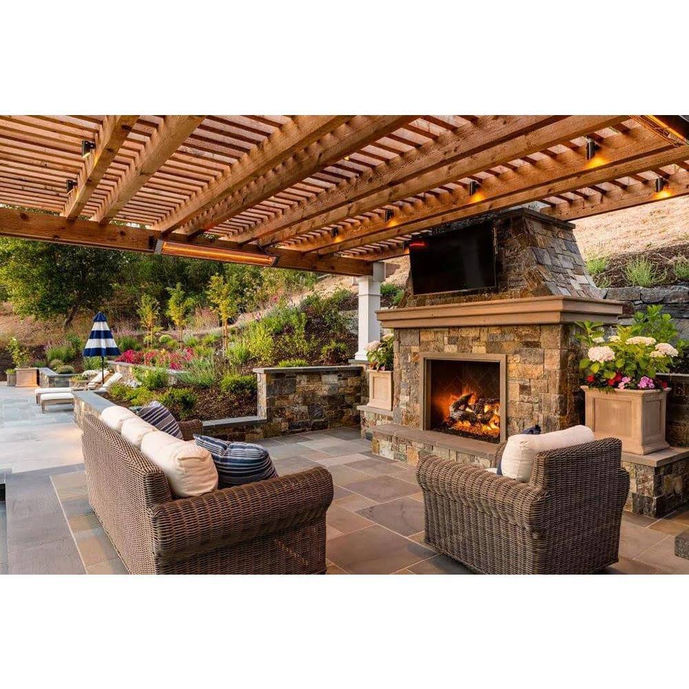 Beige 2000W Electric Infrared Patio Heater R1501