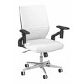 White Faux Leather Office Chair Q2564