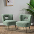 Sage Polyester Wingback Chair J760