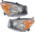 Pair Driver and Passenger Side Headlight Assembly Unit M6880