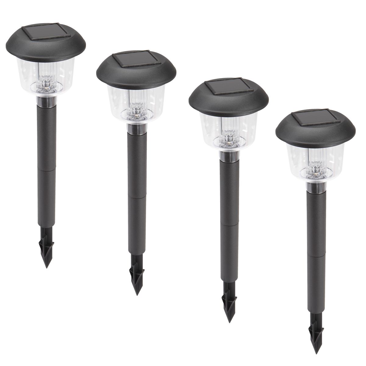 Solar LED Pathway Lights 4 Pack C374034