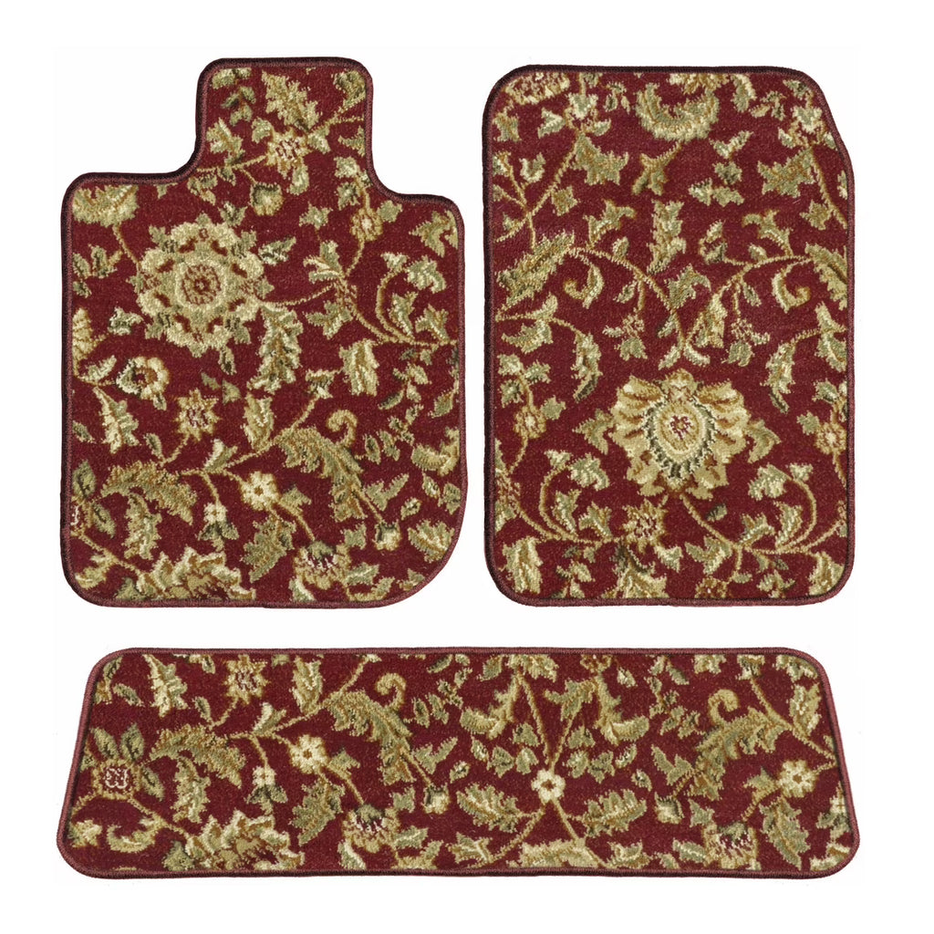 Red Oriental Car Mats O3454