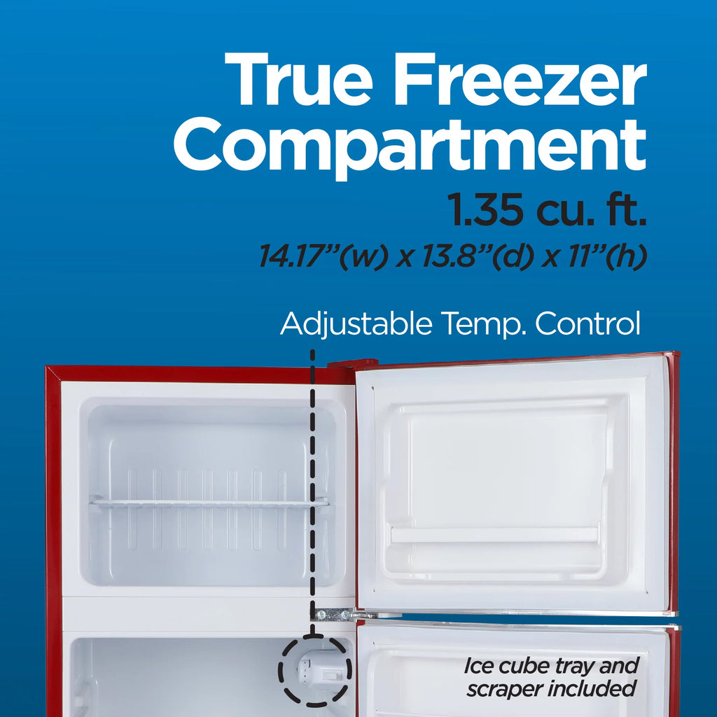 Freestanding Mini Fridge with Freezer X262
