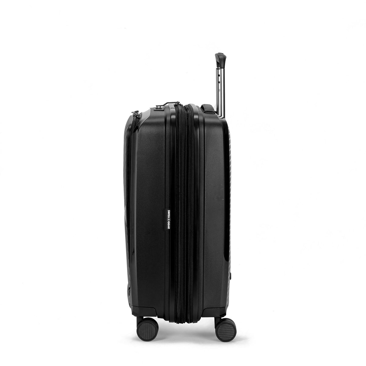 Black Hardside Expandable Carry On Suitcase Y775