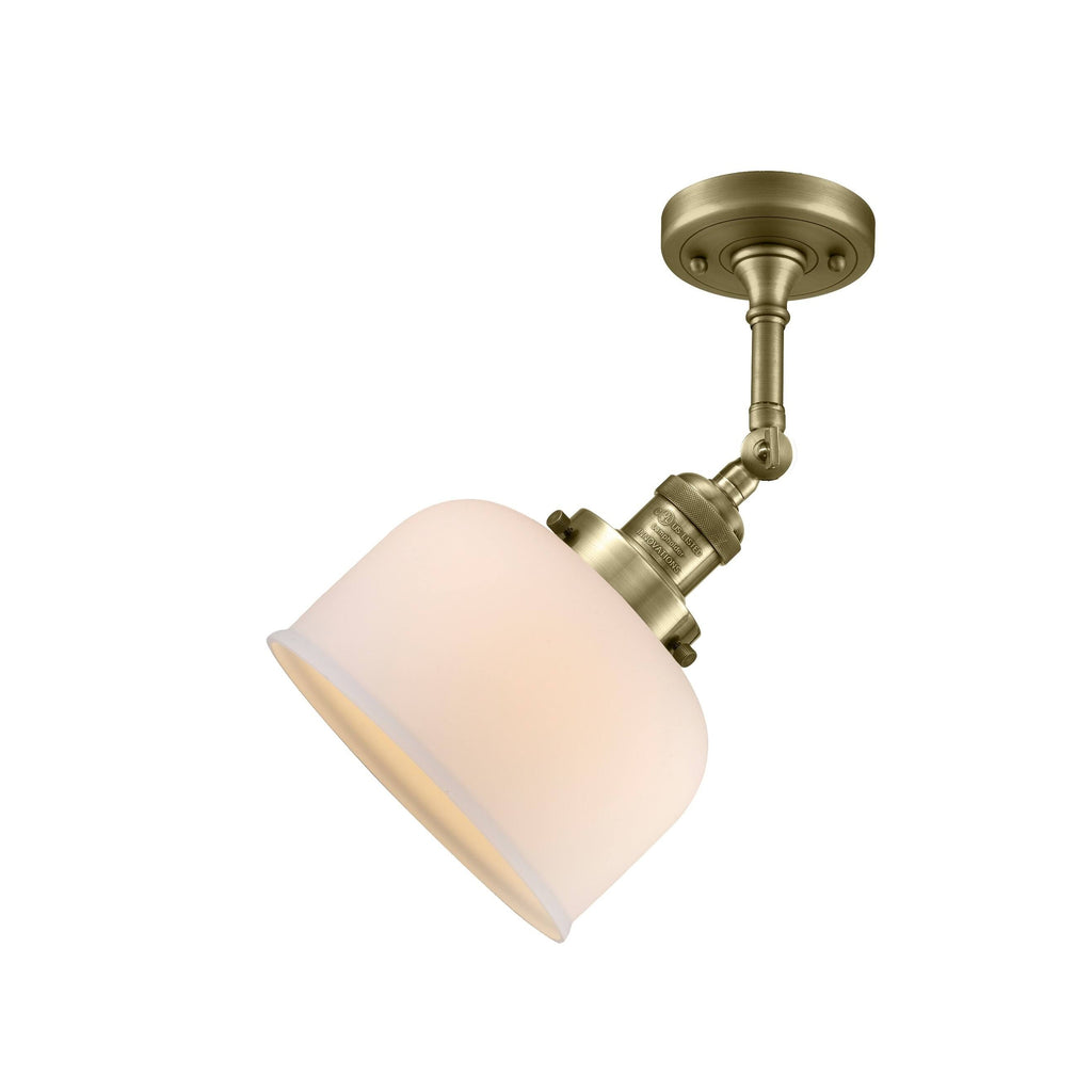 Antique Brass Semi Flush Mount Light U5990