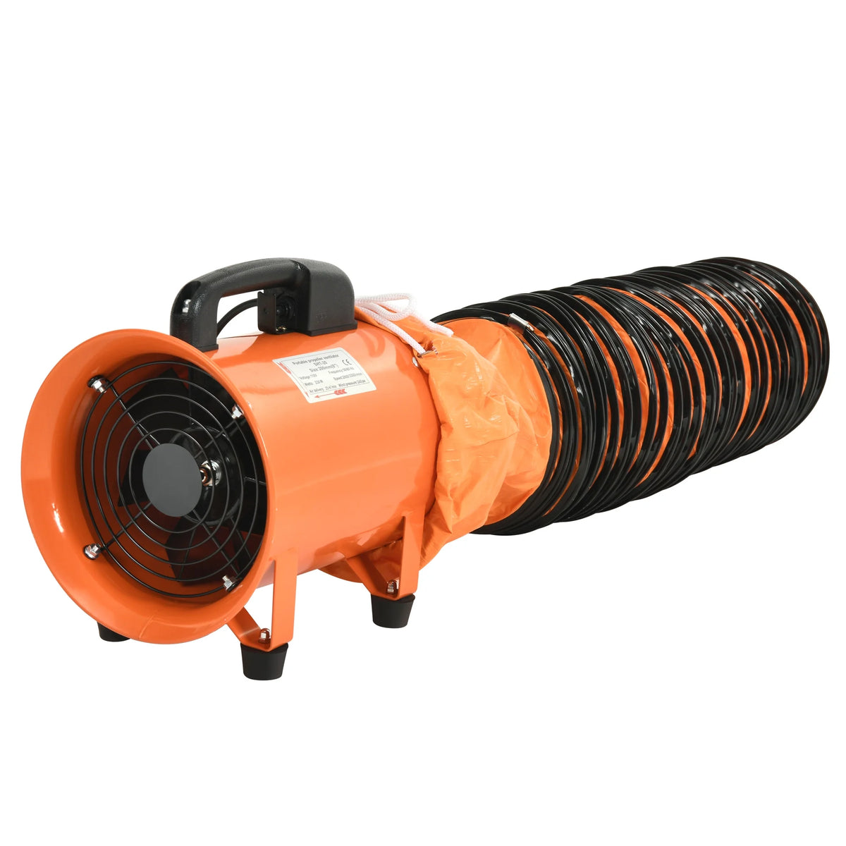 8" Utility Blower Extractor Fan with 16ft Duct Hose X24528