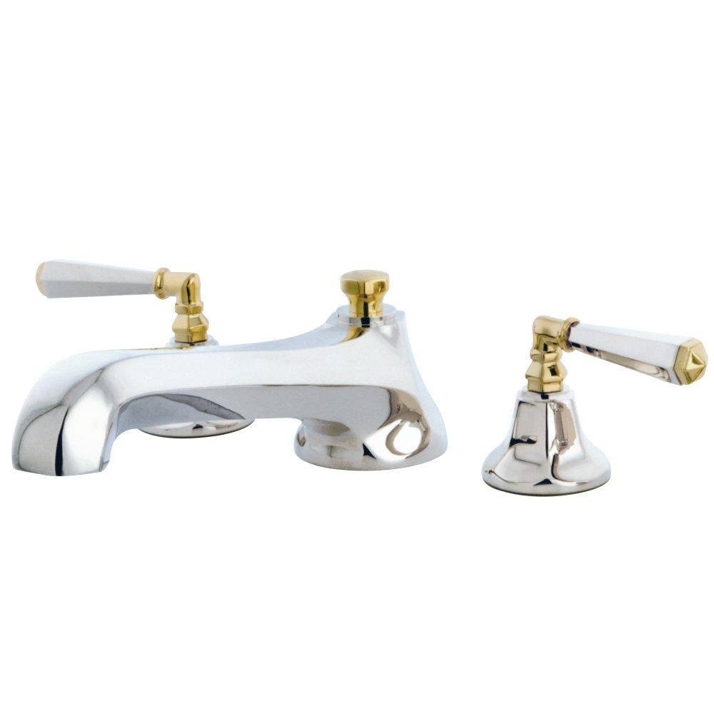 Satin Nickel Two Handle Roman Tub Filler Z7922