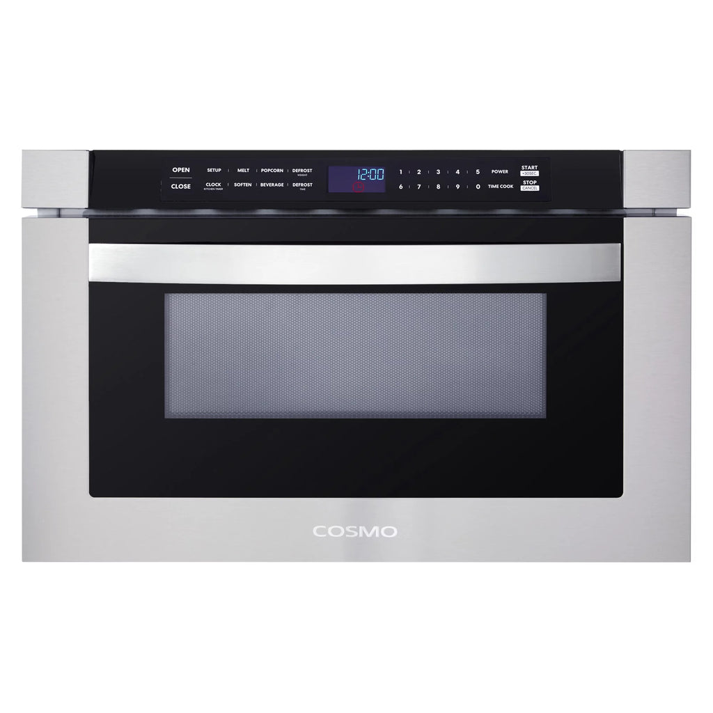 3 Piece Kitchen Appliance Package With Electric Cooktop Microwave Drawer Wall Oven Z556