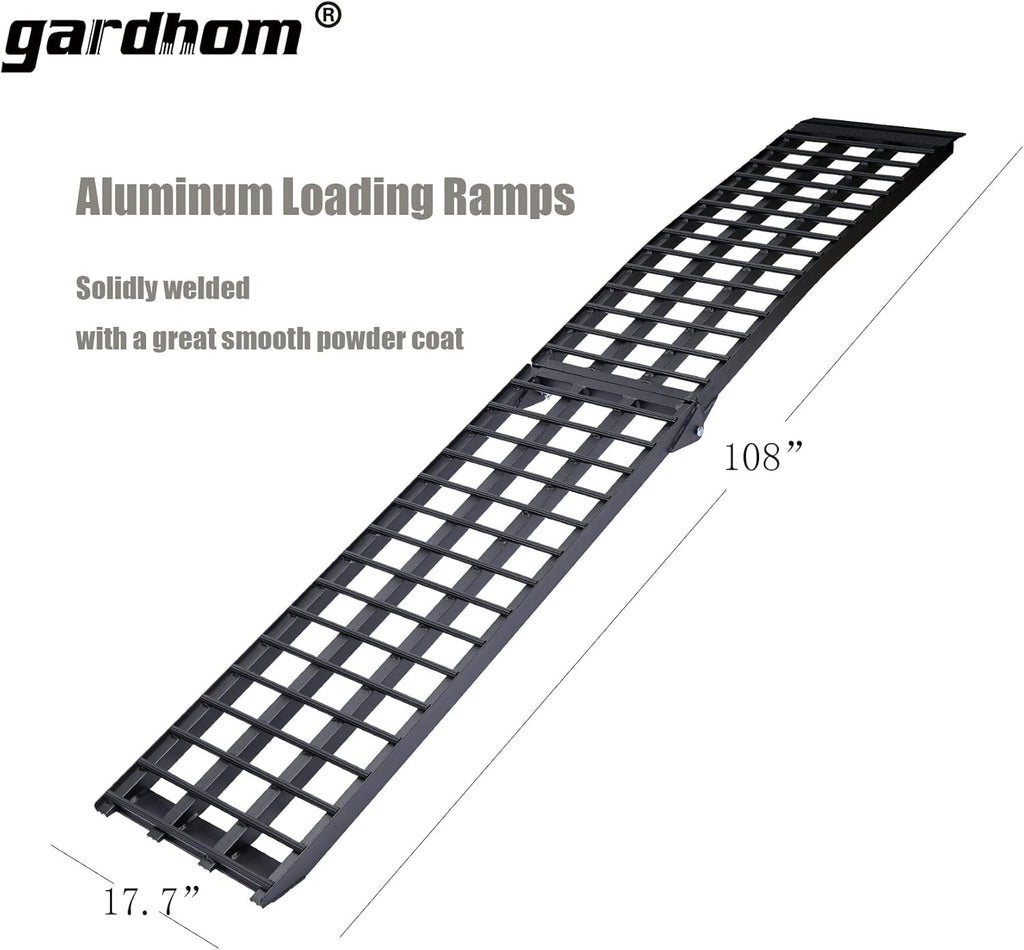 1500 lbs Capacity Aluminum Folding Loading Ramp A294685