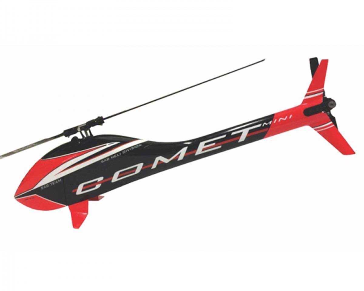 Goblin Mini Comet Black Red Helicopter with Motor and ESC H8160