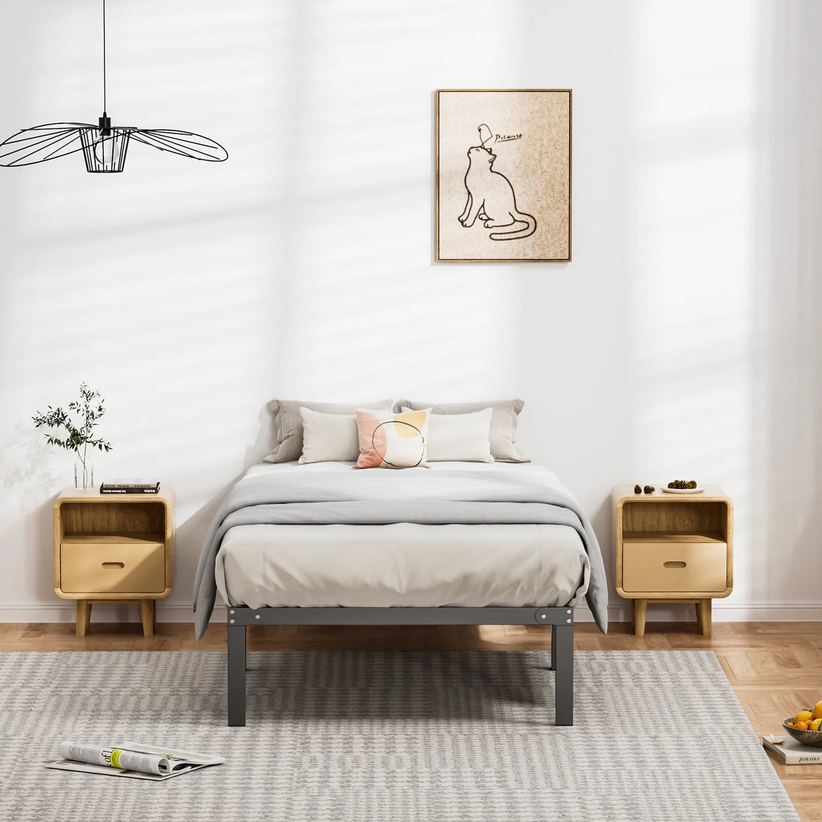 Metal Platform Bed Frame U45053